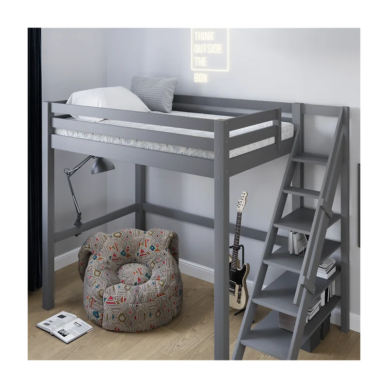 Noomi Studio Solid Wood Loft Bed Double High Sleeper image 2