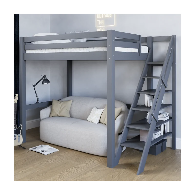 Noomi Studio Solid Wood Loft Bed Double High Sleeper