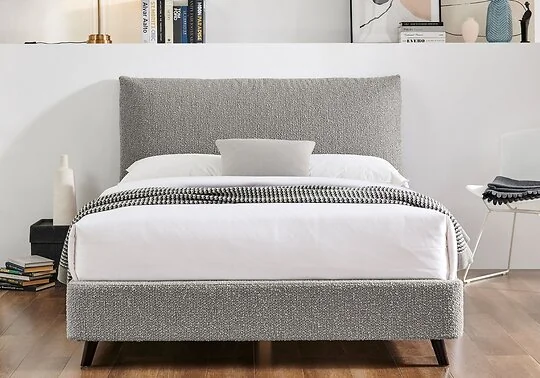 Limelight Luna Pillow Boucle Fabric Bed Frame
