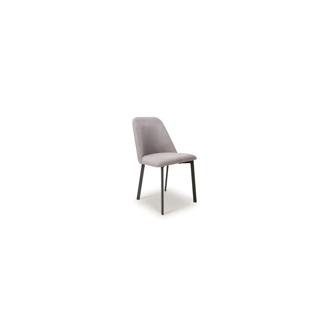 Linden Linen Effect Light Grey Dining Chair (2 Pack)