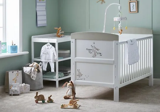 Obaby Grace Inspire Cot Bed - Guess - Scribble