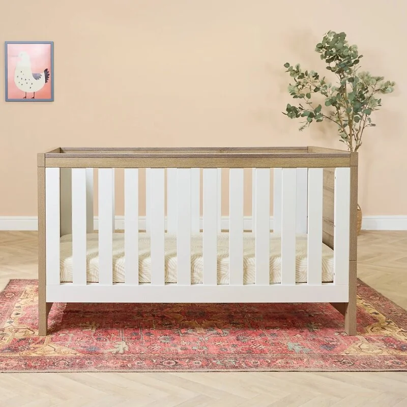 Tutti Bambini Modena 2 Piece Room Set - White/Oak image 4