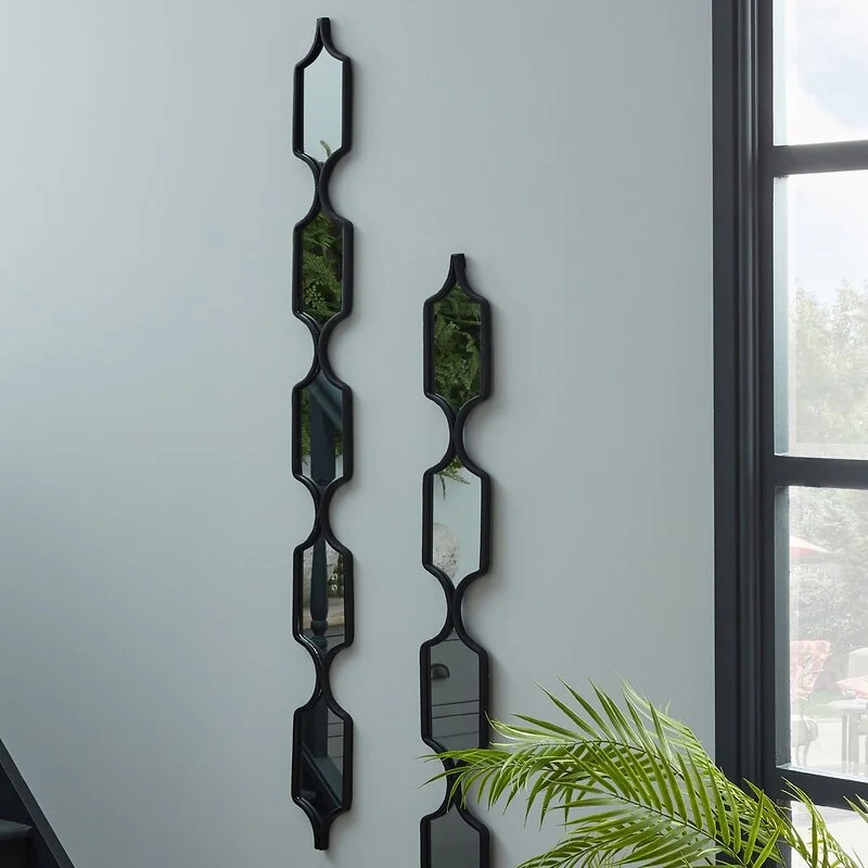 Decorative Black Hanging Mirror image 2
